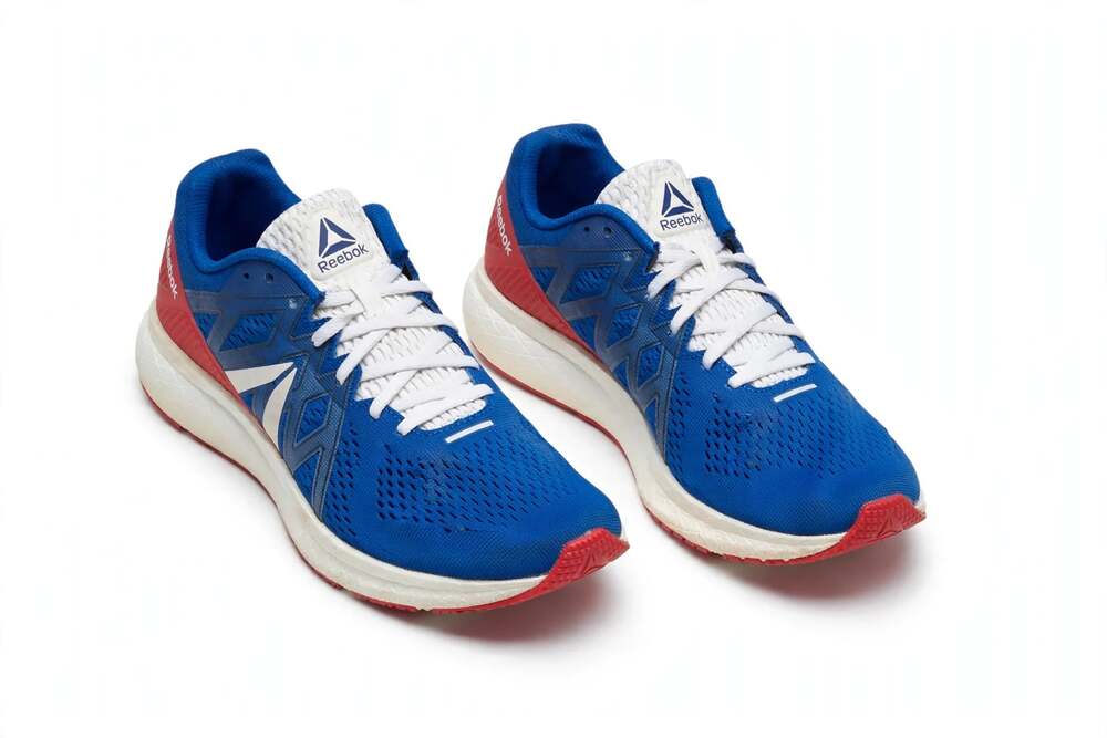 Reebok Forever Floatride Energy Men Royal Blue and Red Running Shoes Size 9.5